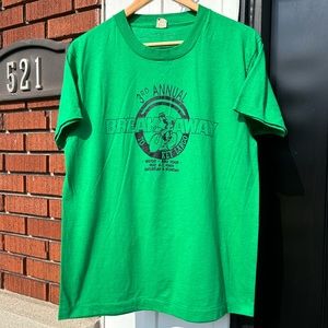 Vintage 1989 Key Largo Bike Tour Screen Stars Tee Shirt single stitch tourist